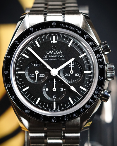 2024 Omega Speedmaster Professional Moonwatch 42MM Black Dial Steel Bracelet (310.30.42.50.01.002)