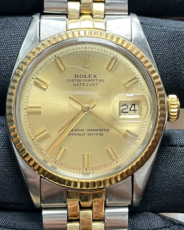 Rolex Datejust 36MM Champagne Dial Two-Tone Jubilee Bracelet (1601)