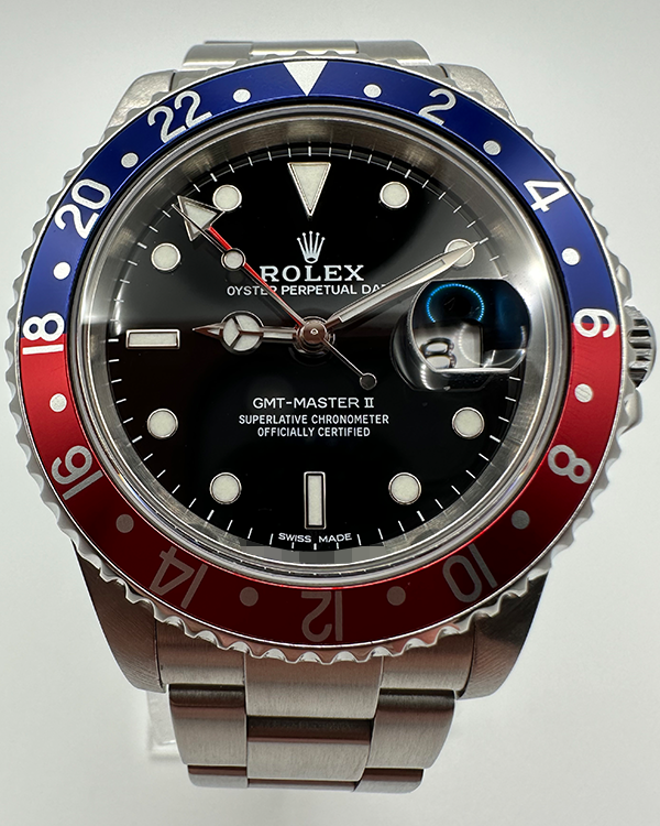 Rolex GMT-Master II Oystersteel Black Dial (16710)