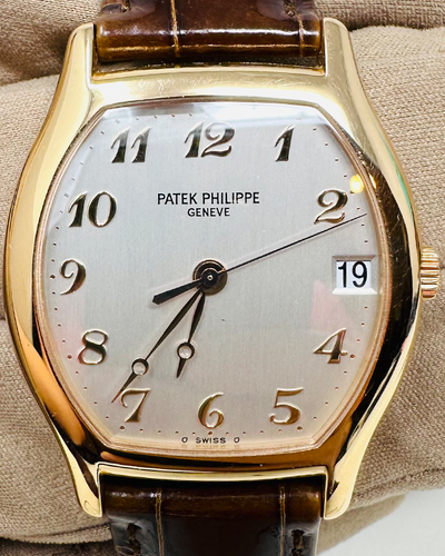 2004 Patek Philippe Gondolo 34MM White Dial Leather Strap (5030R-001)