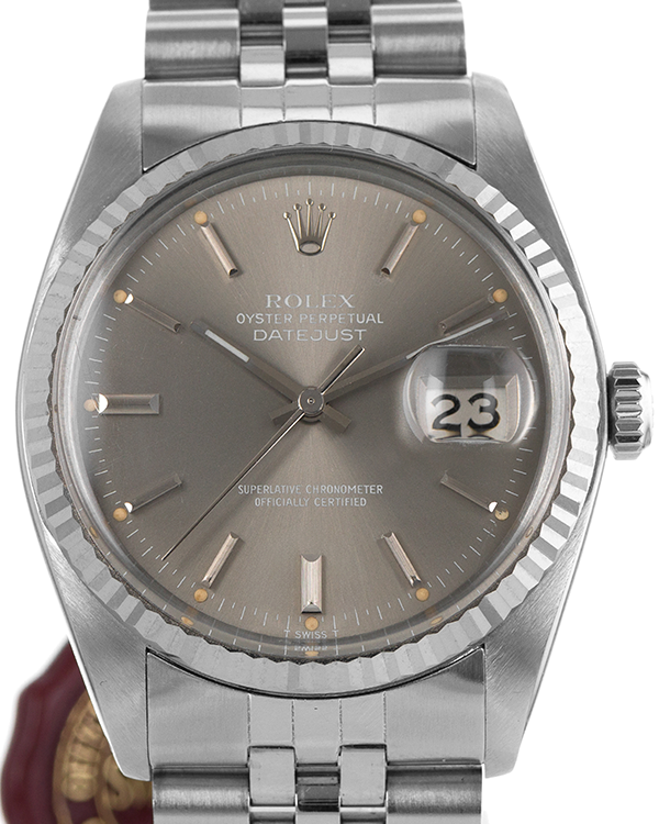 Rolex Datejust 36MM Grey Dial Jubilee Bracelet (16014)