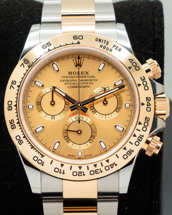 2023 Rolex Cosmograph Daytona 40MM Champagne Dial Two-Tone Oyster Bracelet (116503)