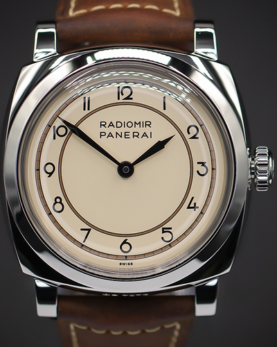 2020 Panerai Radiomir 1940 3 Days "Art Deco" 47MM Champagne Dial Leather Strap (PAM00791)