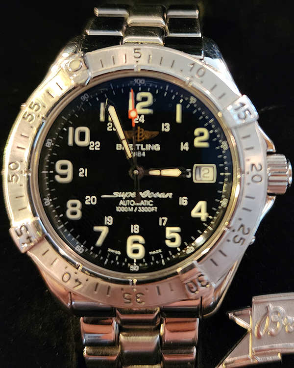 No Reserve - 2017 Breitling Superocean 41MM Steel Black Dial (A17340)