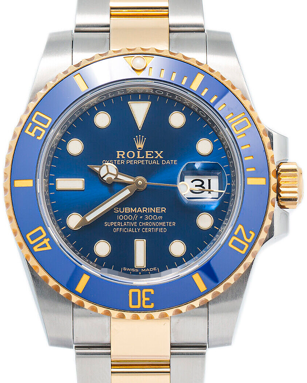 2016 Rolex Submariner Date "Bluesy" 40MM Blue Dial Two-Tone Bracelet (116613LB)