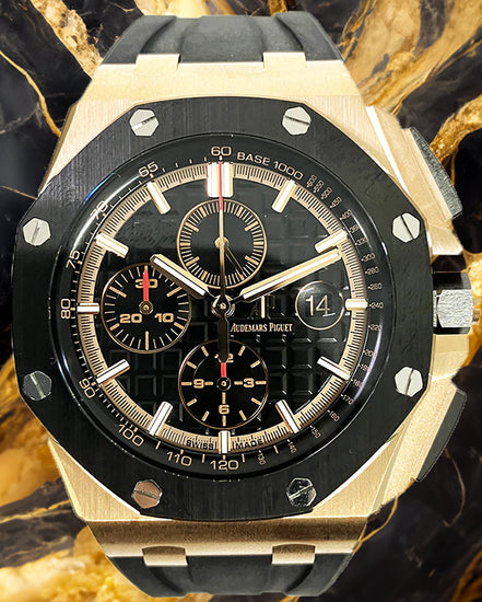 2019 Audemars Piguet Royal Oak Offshore Chronograph 44MM Black Dial Rubber Strap (26401RO.OO.A002CA.02)