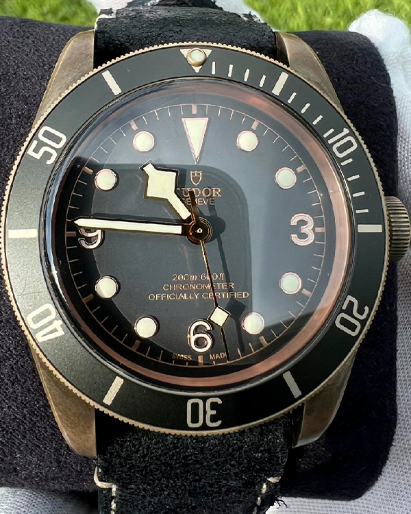 Tudor Black Bay 43MM Grey Dial Leather Strap (79250BA-0001)