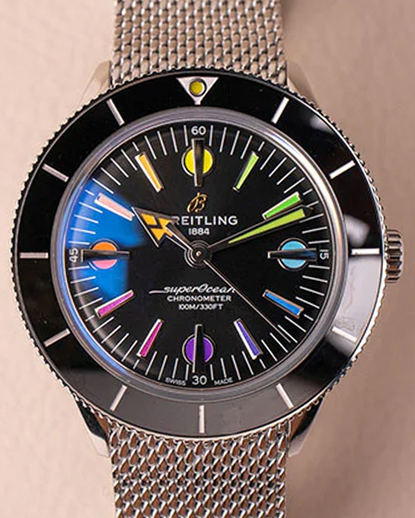 2020 Breitling Superocean Heritage '57 L.E. 42MM Black Dial Steel Bracelet (A103701A1B1A1)