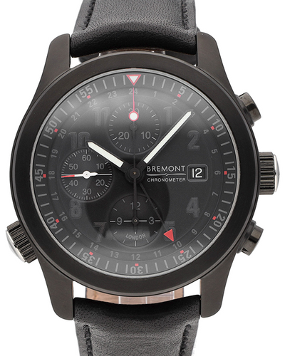 Bremont ALT1-B 43MM Black Dial Leather Strap (ALT1-B-R-S)