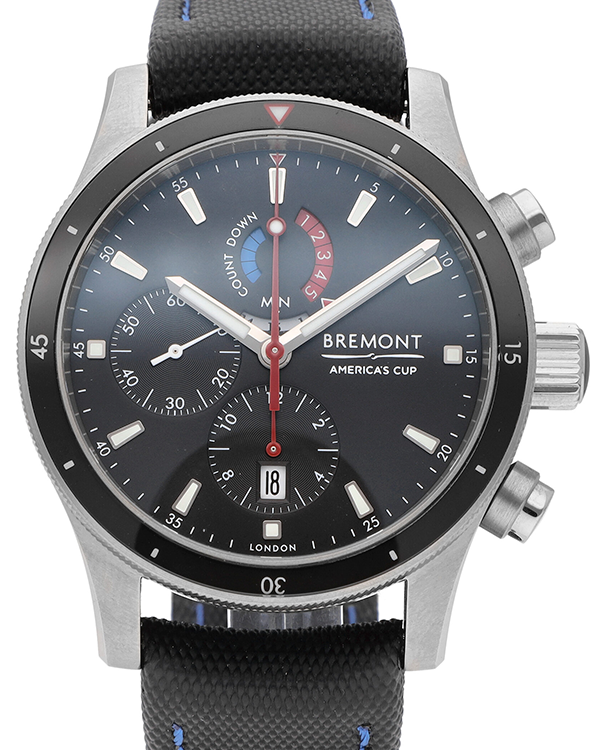 Bremont Supermarine 43MM Black Dial Textile Strap (S500-TEAMUSA)