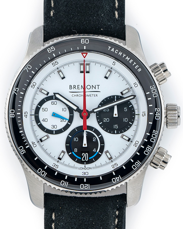 2023 Bremont Supermarine 43MM White Dial Textile Strap (WR-22-SS-R-S)