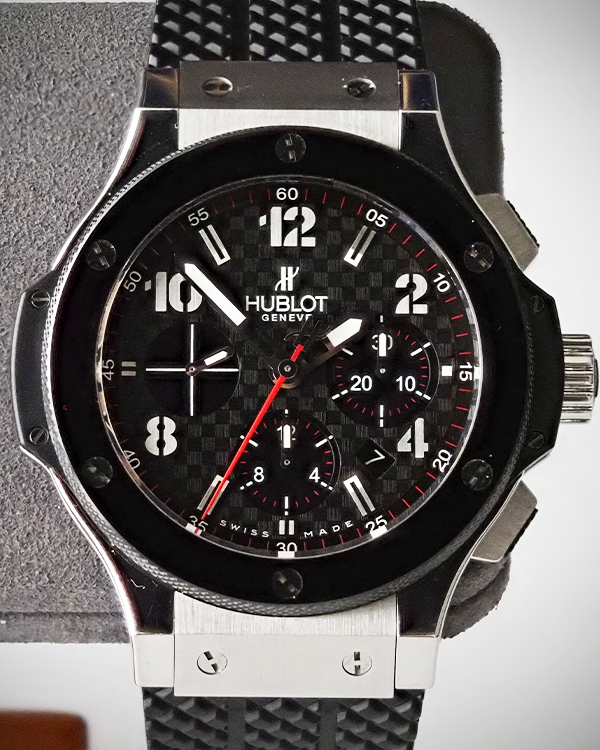 2014 Hublot Big Bang 44MM Black Dial Rubber Strap (301.SB.131.RX)