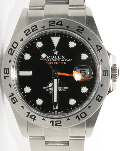 2022 Rolex Explorer II 42MM Black Dial Oyster Bracelet (226570)