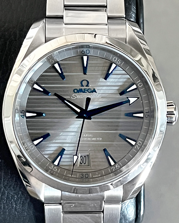 2022 Omega Seamaster Aqua Terra 41MM Grey Dial Steel Bracelet (220.10 ...