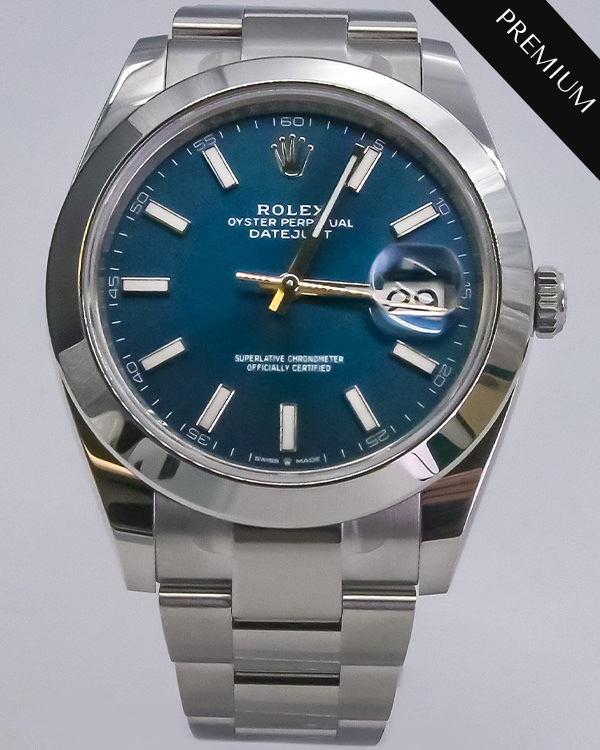 2023 Rolex Datejust 41 Oystersteel Blue Dial (126300)