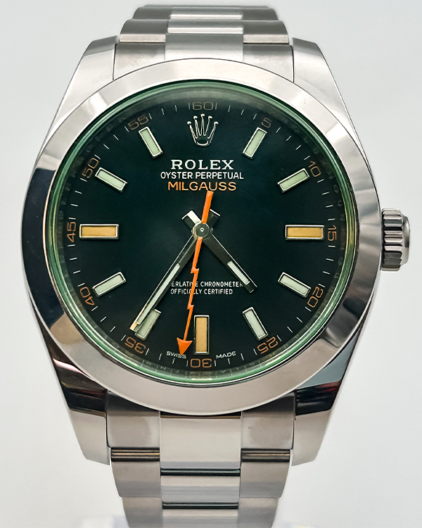 2023 Rolex Milgauss Oystersteel Black Dial (116400GV)
