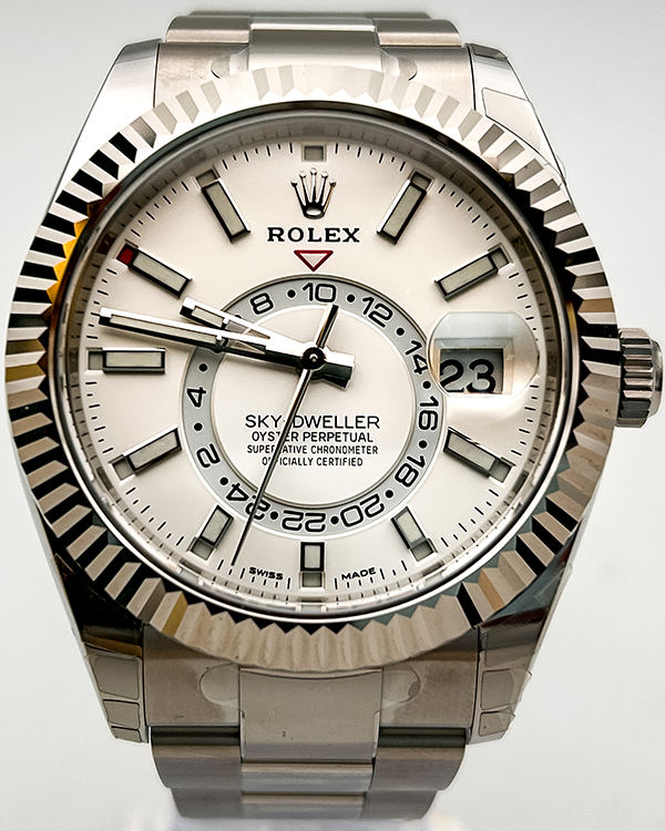 2022 Rolex Sky-Dweller Oystersteel White Dial (326934)