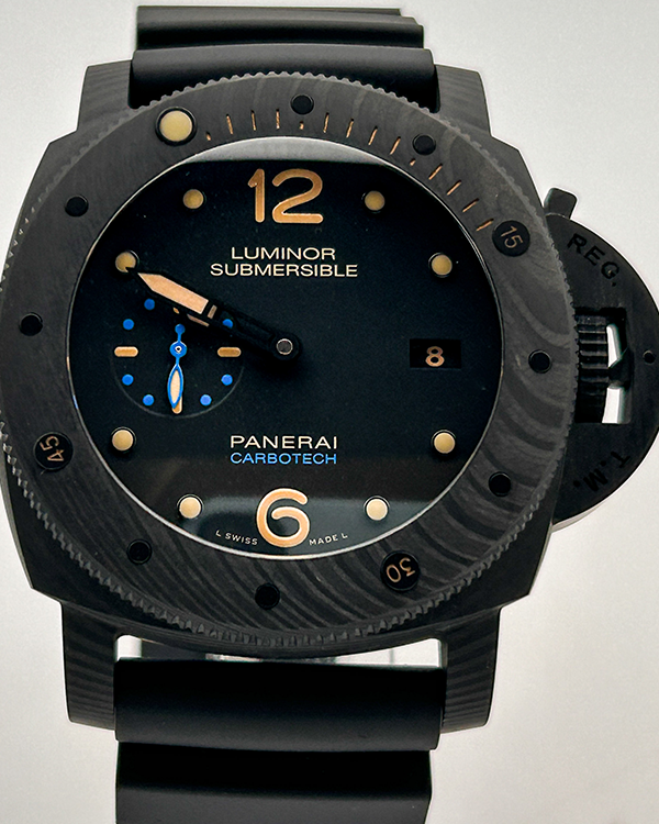 No Reserve - Panerai Luminor Submersible 1950 3 Days Automatic Carbotech Black Dial (PAM00616)