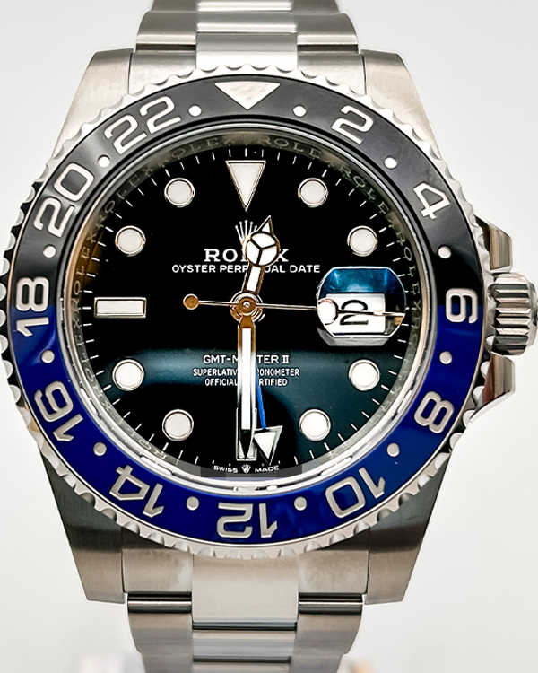 2023 Rolex GMT Master II "Batman" Oystersteel Black Dial (126710BLNR)