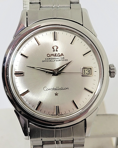 Omega Constellation 36.8MM Silver Dial Steel Bracelet (14777)