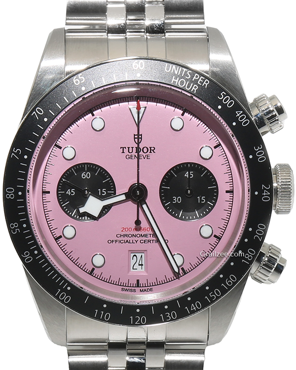 2024 Tudor Black Bay Chrono 41MM Pink Dial Steel Bracelet (79360N)