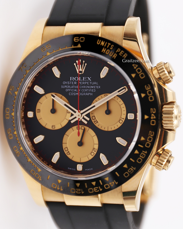 2019 Rolex Cosmograph Daytona "Paul Newman" 40MM Black Dial Oysterflex Strap (116518LN)