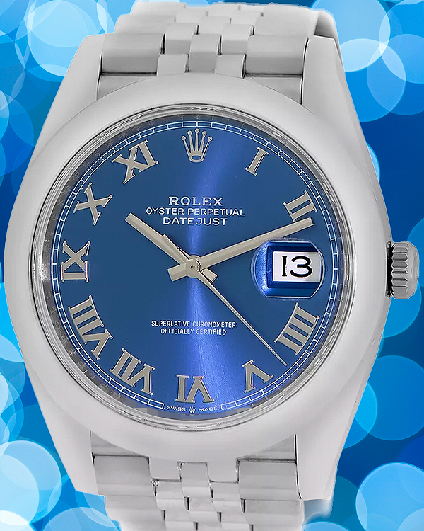 2023 Rolex Datejust 41MM Blue Dial Jubilee Bracelet (126300)