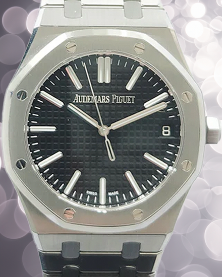 2022 Audemars Piguet Royal Oak Selfwinding "50th Anniversary" 41MM Black Dial Steel Bracelet (15510ST.OO.1320ST.02)