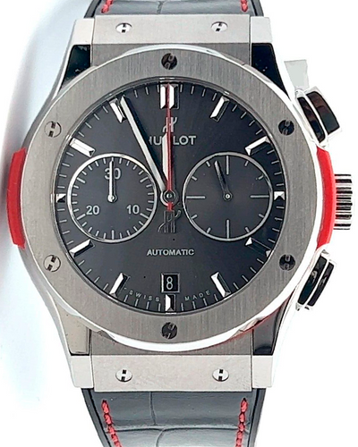 Hublot Classic Fusion Racing 45MM Grey Dial Leather Strap (521.NX.7070.LR.PLP15)