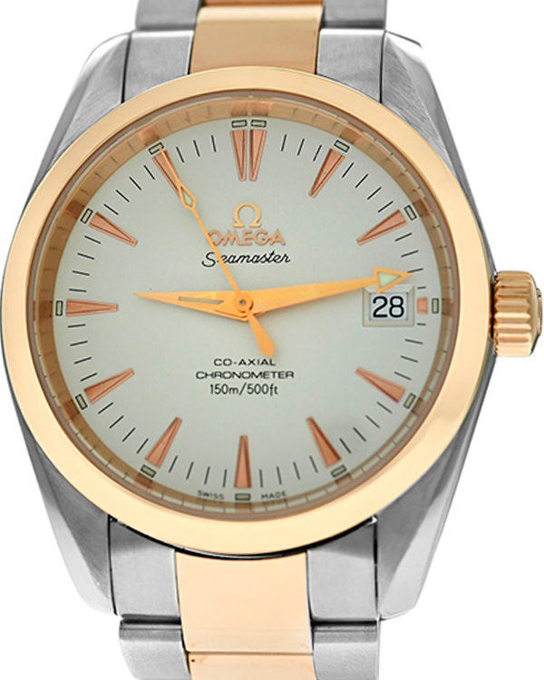 Omega Seamaster Aqua Terra 36MM White Dial Two-Tone Bracelet (2304.30)