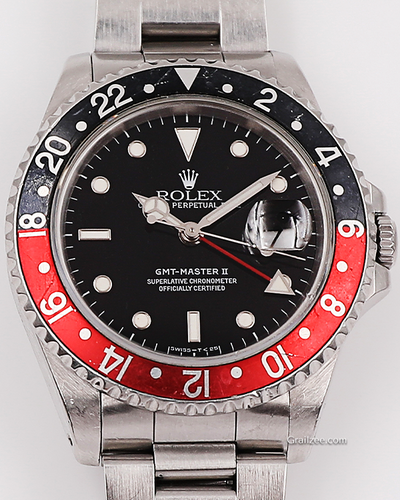 1991 Rolex GMT-Master II "Coke" 40MM Black Dial Oyster Bracelet (16710)