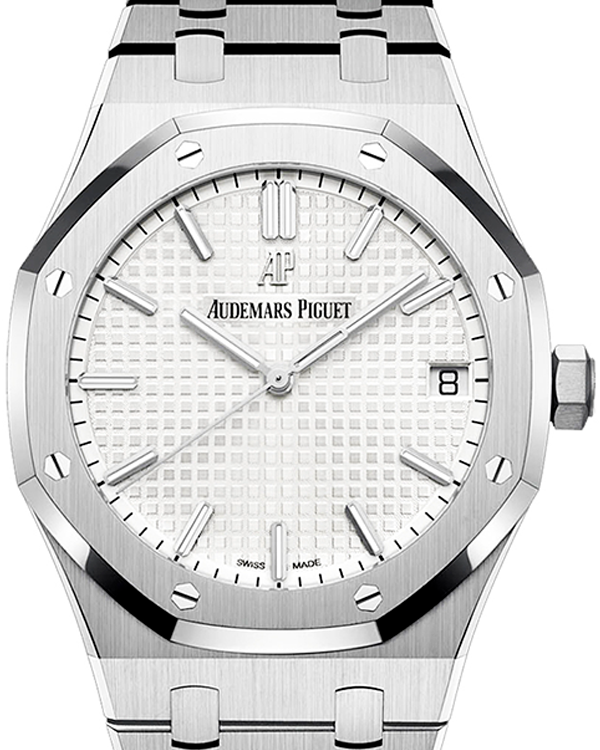 Audemars Piguet Royal Oak 41mm White Dial Steel Bracelet (15500ST.OO.1220ST.04)