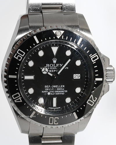 Rolex Sea-Dweller Deepsea 44MM Black Dial Oyster Bracelet (116660)