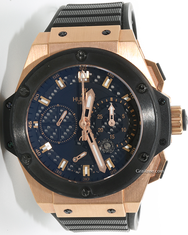 Hublot King Power L.E. 48MM Black Dial Rubber Strap (709.OM.1780.RX)