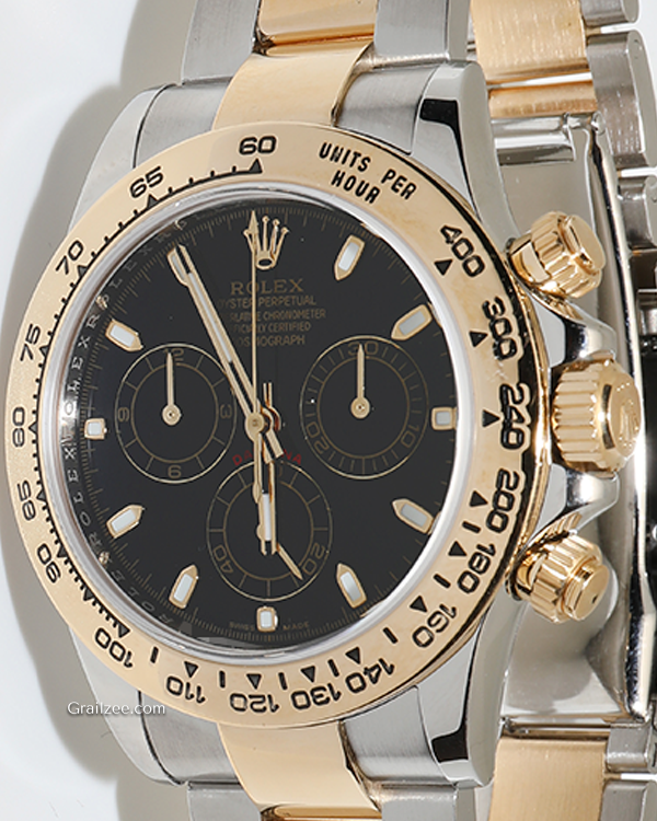 2023 Rolex Cosmograph Daytona 40MM Black Dial Two-Tone Bracelet  (116503)