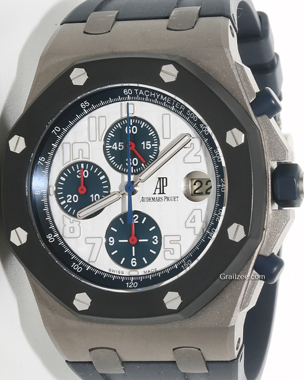 Audemars Piguet Royal Oak Offshore "National Classic Tour" L.E. 42MM White Dial Rubber Strap (26279IK.GG.D004CA.01)