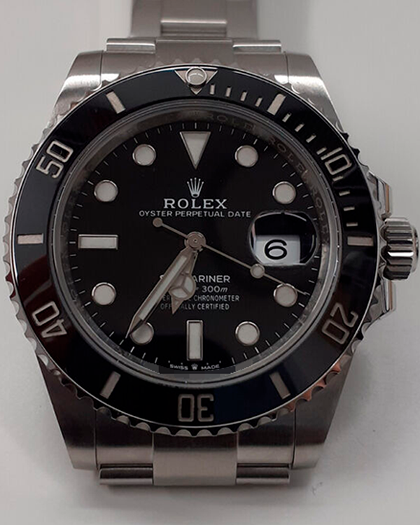 Rolex Submariner Date 41MM Black Dial Oystersteel Bracelet (126610LN ...