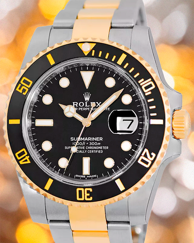 2020 Rolex Submariner Date 40MM Black Dial Two-Tone Oyster Bracelet (116613LN)