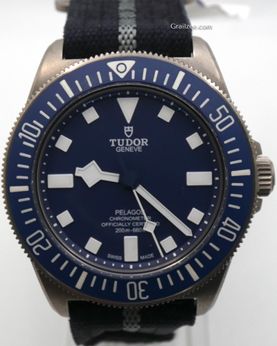 2022 Tudor Pelagos FXD 42MM Blue Dial Textile Strap (25707B/22)