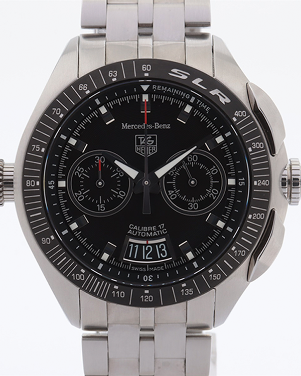 TAG Heuer SLR Mercedes-Benz Limited Edition 45MM Black Dial Steel Bracelet (CAG2111)