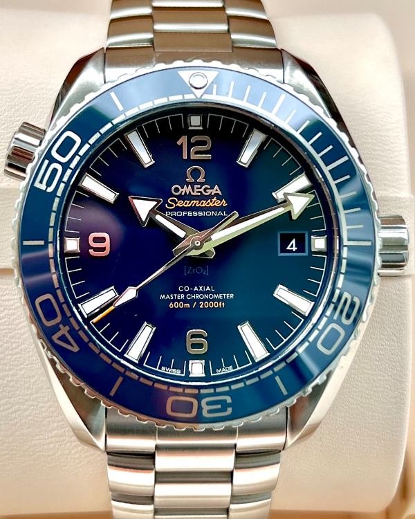 No Reserve - Omega Seamaster Planet Ocean 600M Steel Blue Dial (215.30.44.21.03.001)