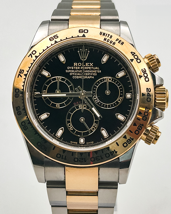 2020 Rolex Cosmograph Daytona Yellow Gold/Oystersteel Black Dial (116503)