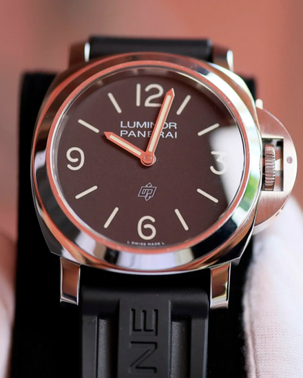 2023 Panerai Luminor Base Logo Steel Black Dial PAM01086 Grailzee