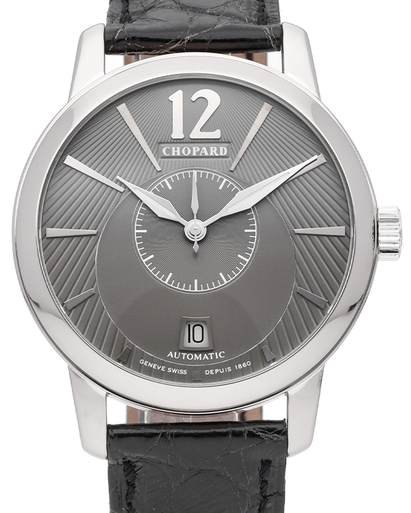 Chopard L.U.C Classic Twin Jose Carreras Limited Edition 39MM Grey Dial Leather Strap (161909-1002)