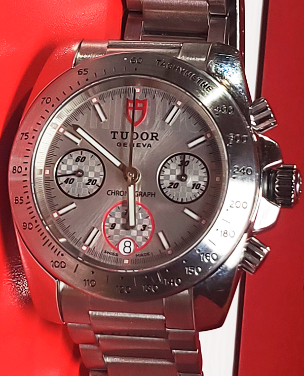 2013 Tudor Sport Chronograph 41MM Silver Dial Steel Bracelet (20300)