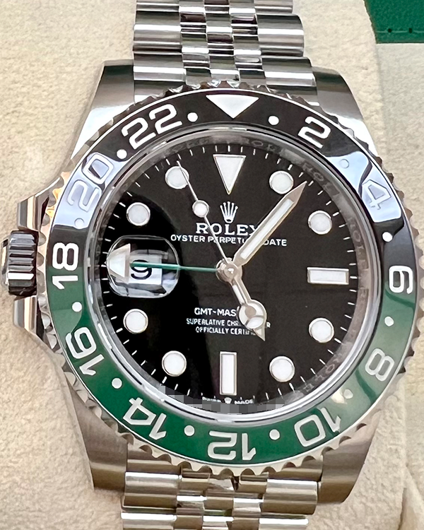 2023 Rolex GMT-Master II "Sprite" 40MM Black Dial Oyster Jubilee Bracelet (126720VTNR)