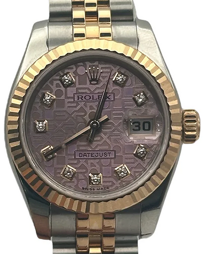 2008 Rolex Lady-Datejust 26MM Pink "Jubilee" Dial Two-Tone Jubilee Bracelet (179171)