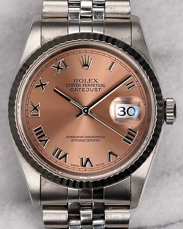 Rolex Datejust 36MM Salmon Dial Jubilee Bracelet (16234)