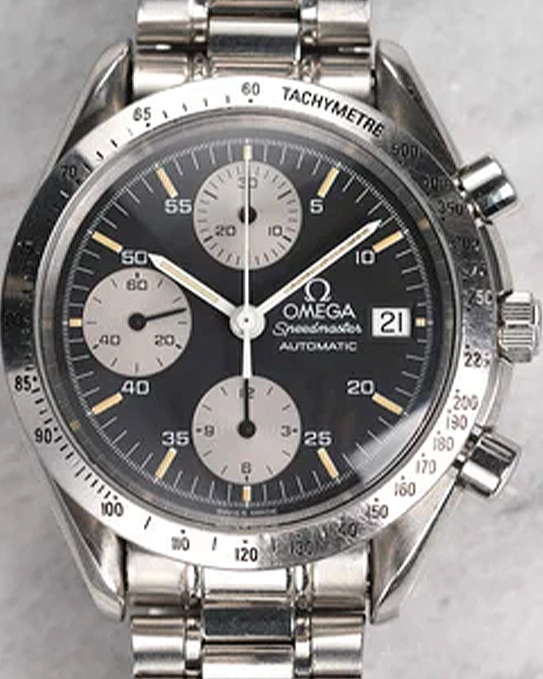 1994 Omega Speedmaster Reduced "Panda" 39MM Black Dial Steel Bracelet (3511.50)