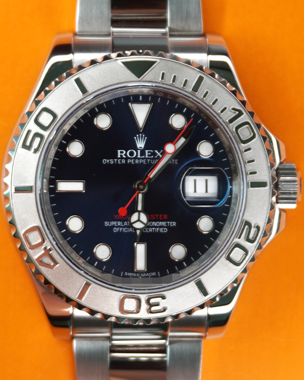 2015 Rolex Yacht-Master 40MM Blue Dial Oyster Bracelet (116622)
